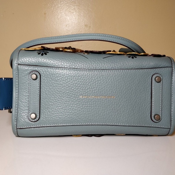 COACH 1941 Rogue 25  10512 Tea Roses Steel Blue - Picture 6 of 6